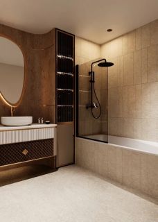 Душевая система Knotlor SS-33/BL, черный